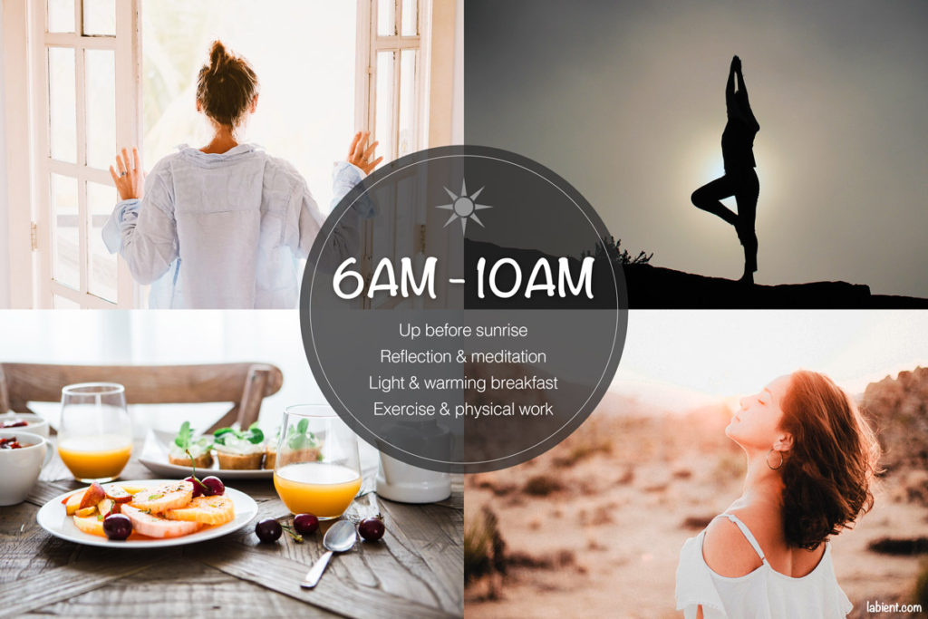 Sync your daily routine with your internal body clock: best activities for morning from 6AM to 10AM